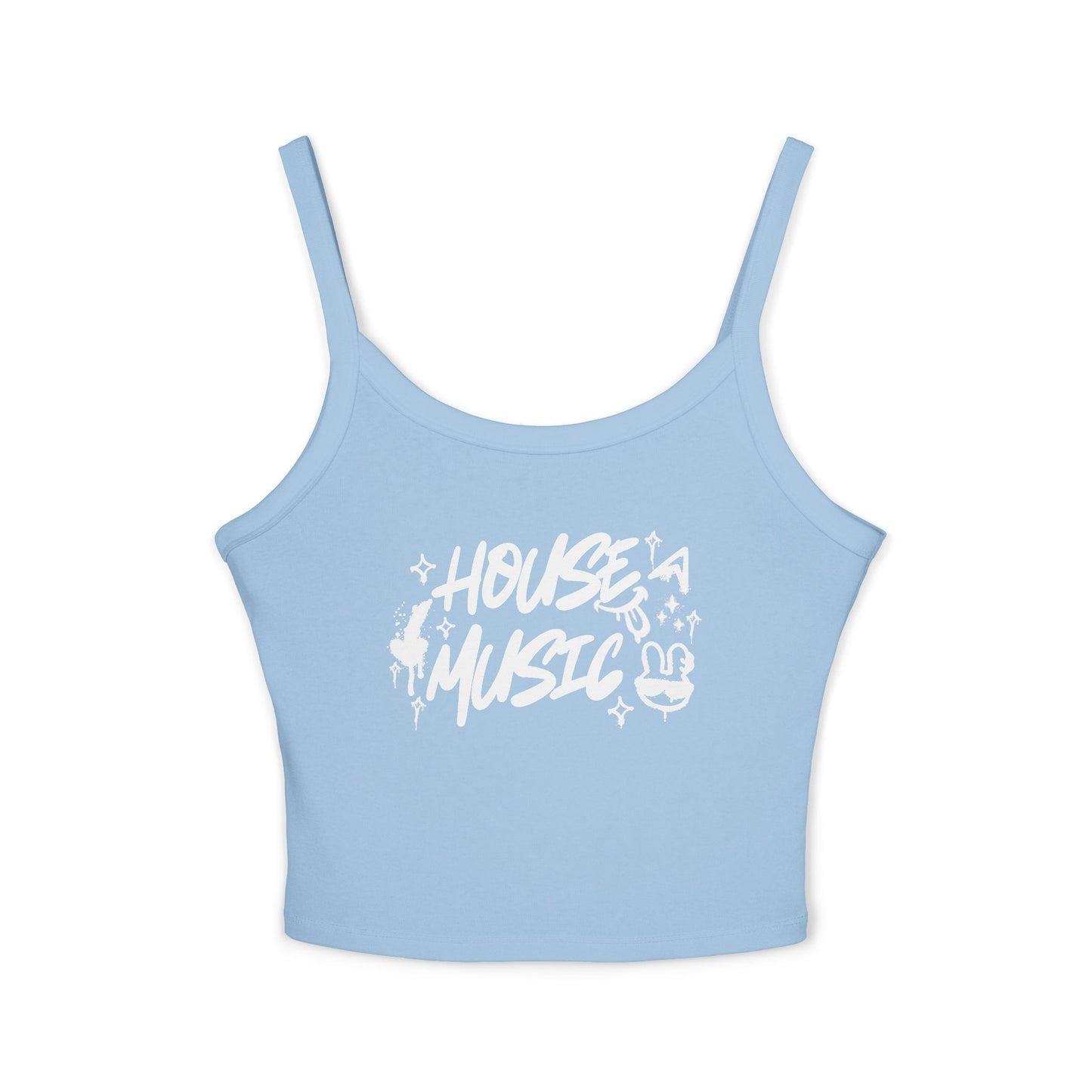 House Music Spaghetti Strap Tank Top