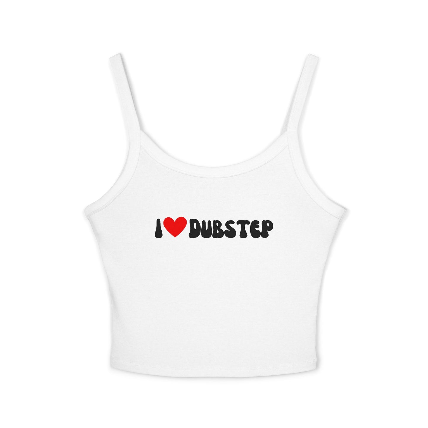 I Heart Dubstep Spaghetti Strap Tank Top