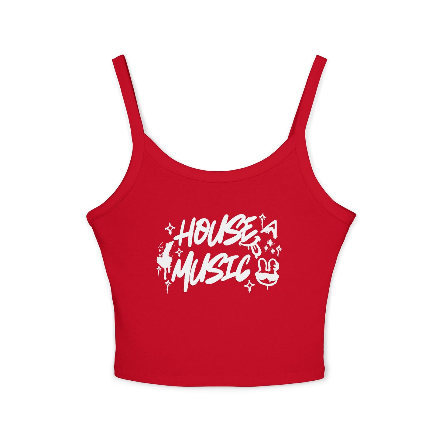 House Music Spaghetti Strap Tank Top
