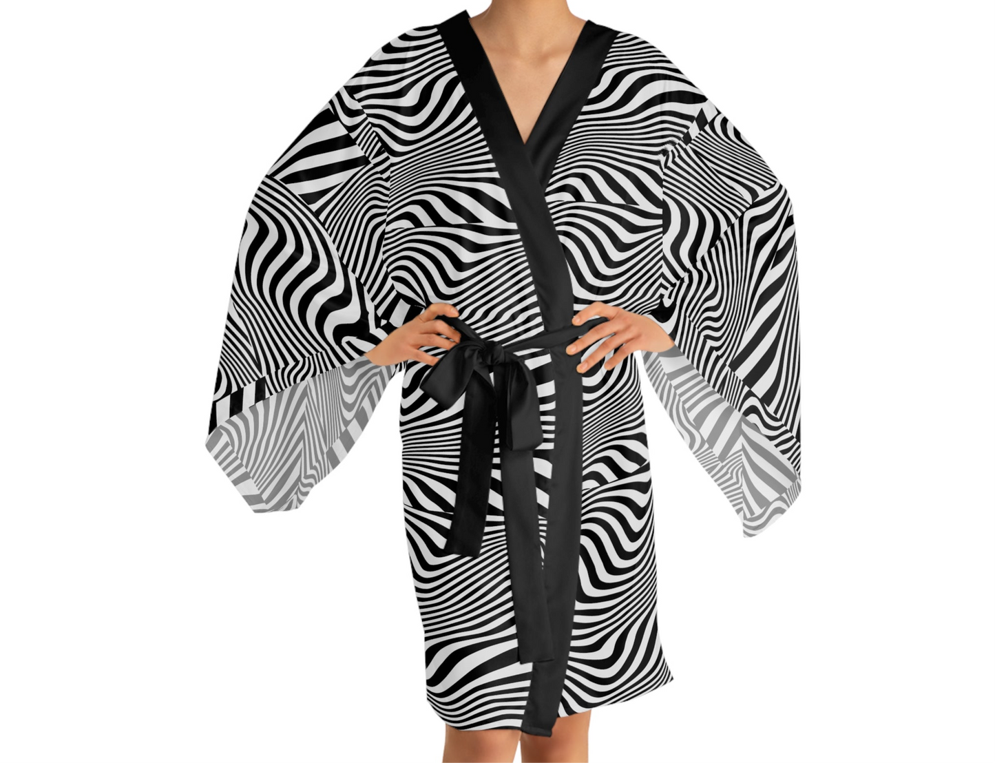 Black Spiral Robe UNISEX