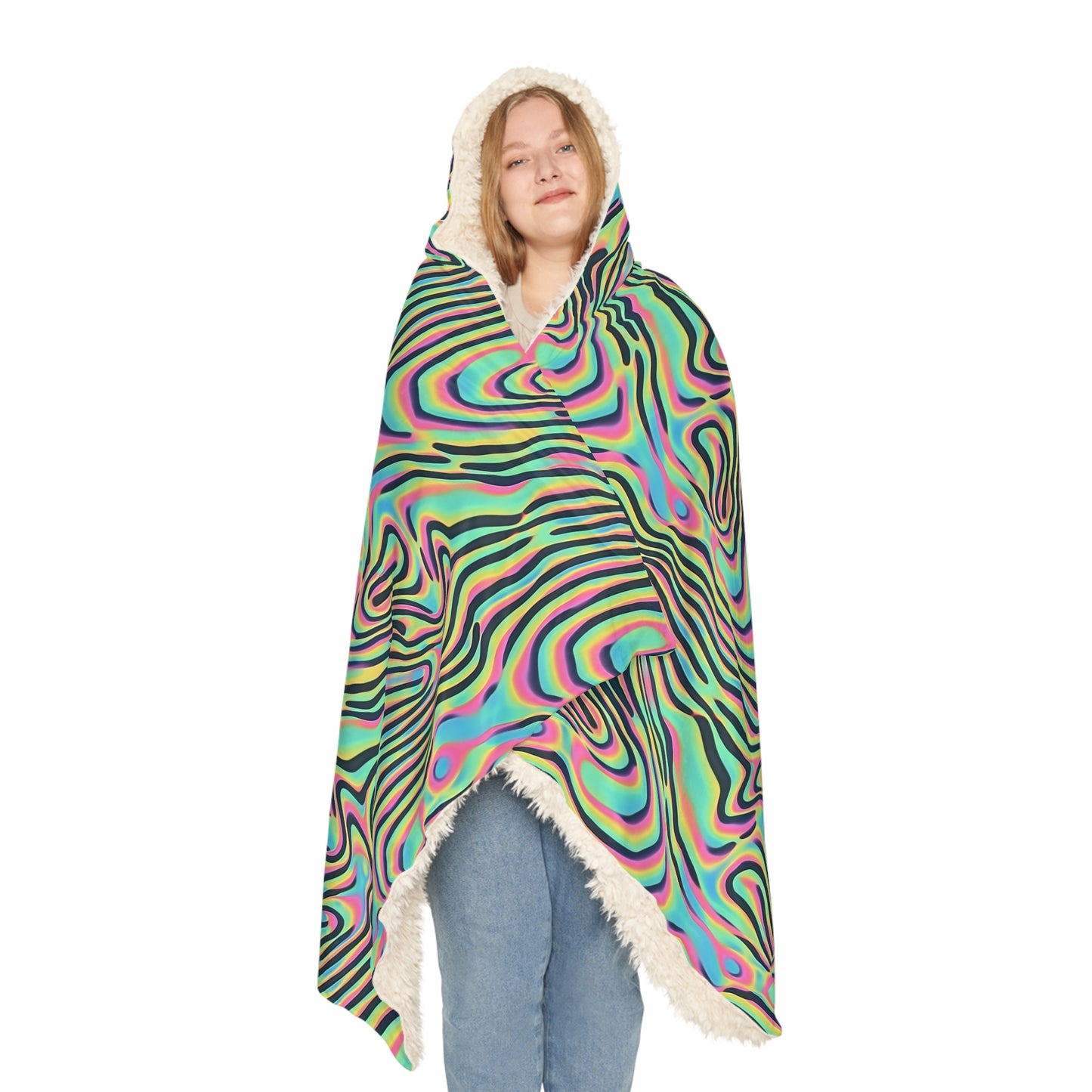 Take A Trip Hooded Festival Blanket