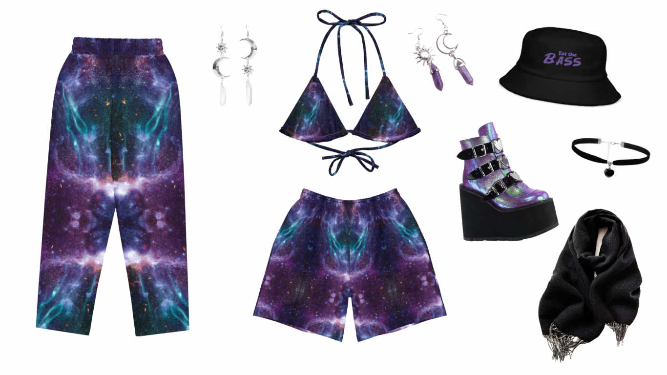 Cosmic Zip Up Hoodie UNISEX