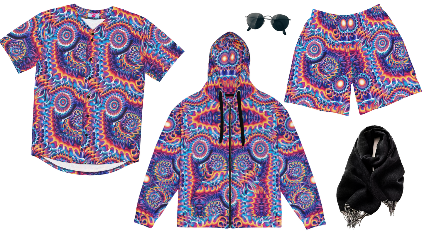 Flame Thrower Zip Up Hoodie