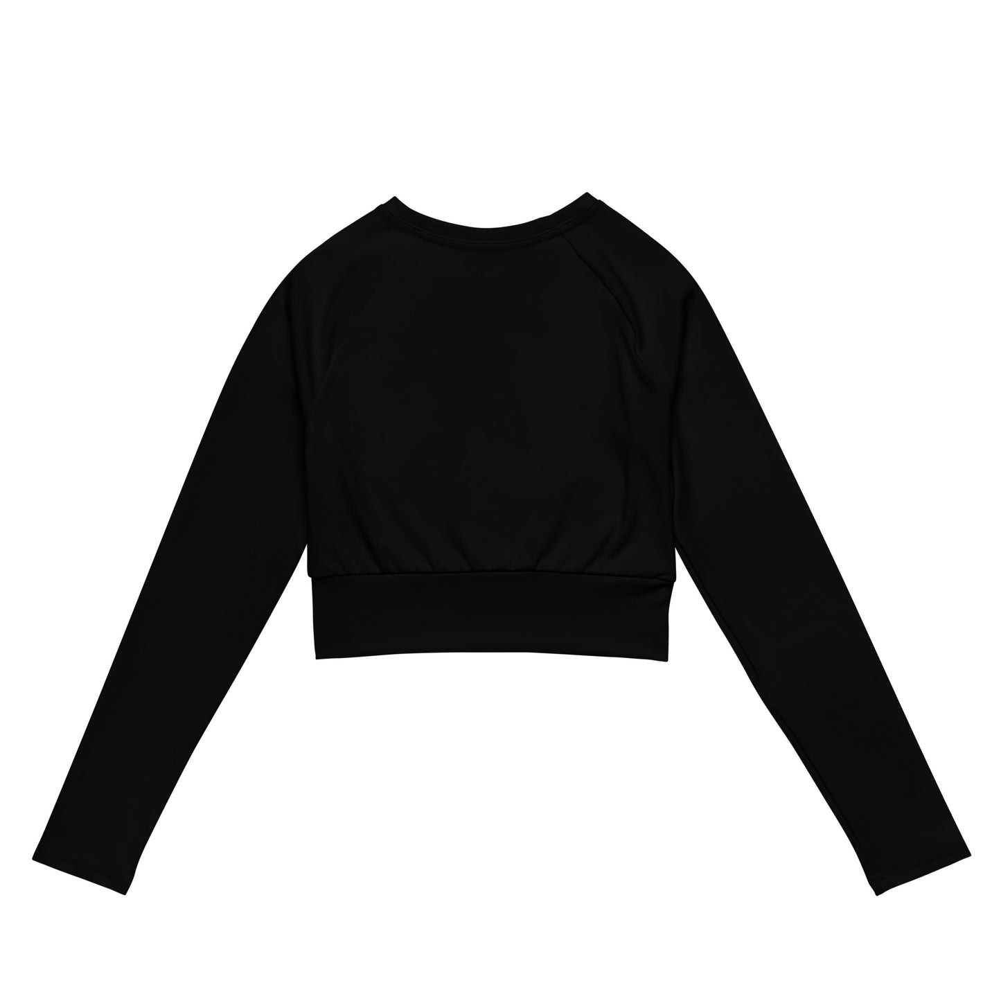 I Heart Dubstep Long Sleeve Crop Top