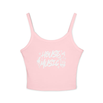 House Music Spaghetti Strap Tank Top