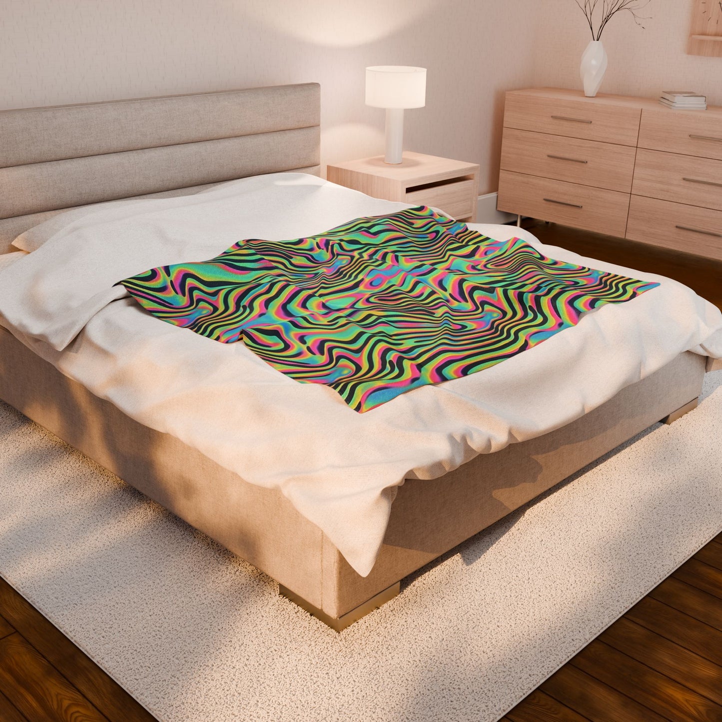 Take A Trip Velveteen Plush Blanket