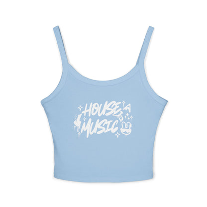 House Music Spaghetti Strap Tank Top