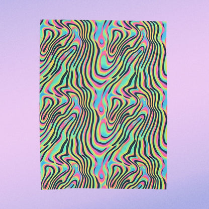 Take A Trip Velveteen Plush Blanket