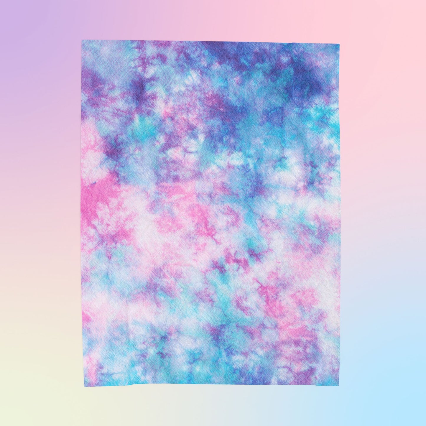 Super Soft Tie Dye Velveteen Plush Blanket