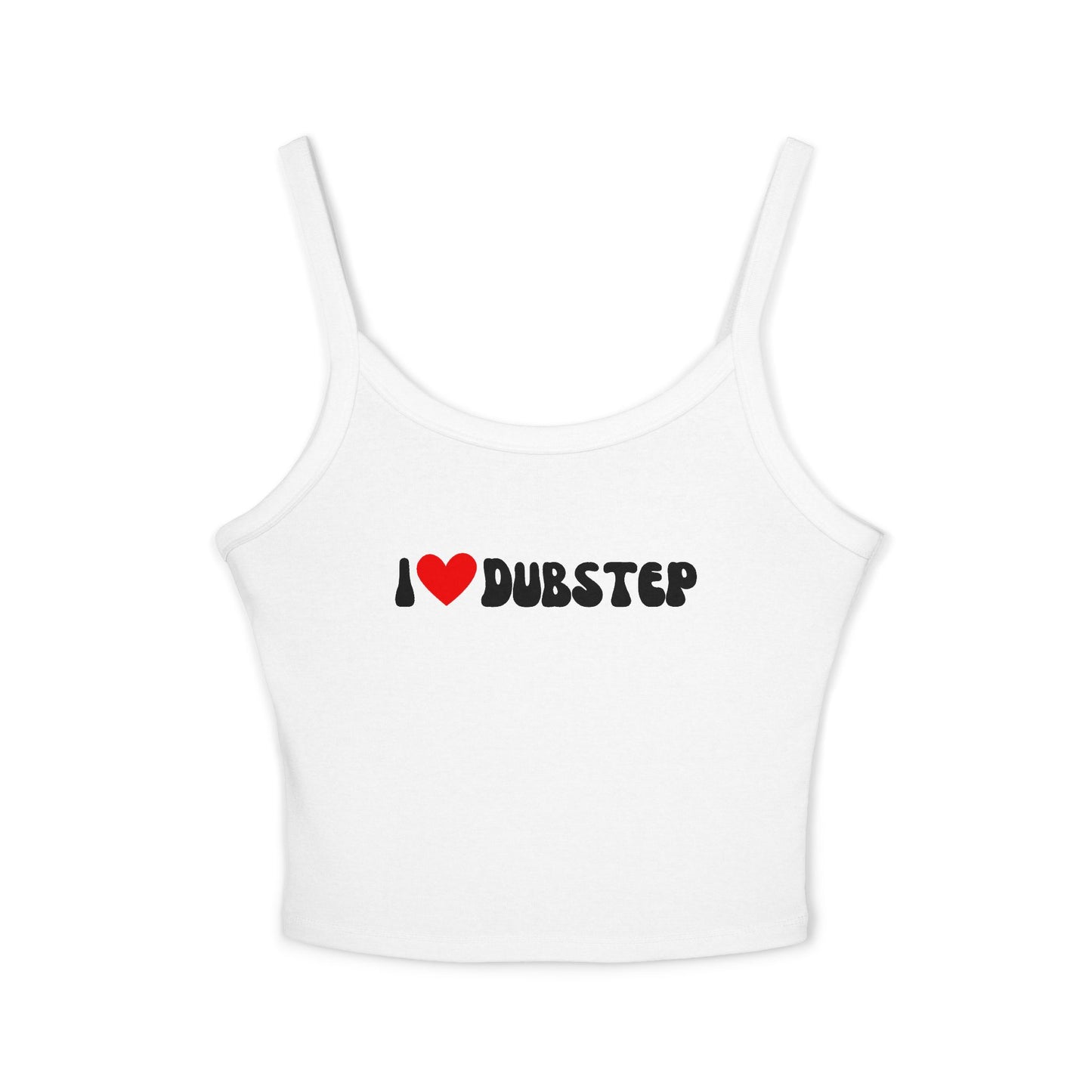 I Heart Dubstep Spaghetti Strap Tank Top