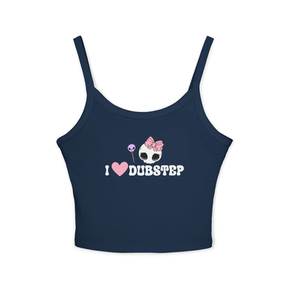 I Heart Dubstep Spaghetti Strap Tank Top