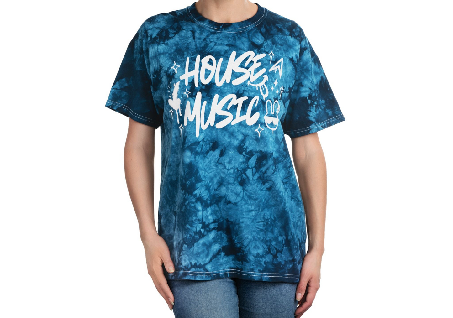 House Music Tie-Dye Tee UNISEX