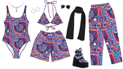 Flame Thrower Cropped Windbreaker