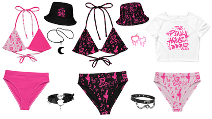 Pink High Waisted Bottom