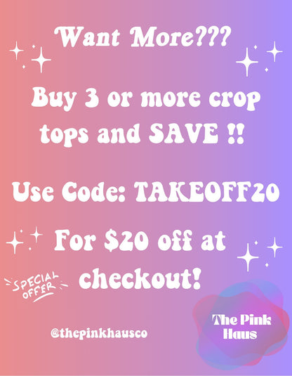 I Bet She Bangs Like A Fairy On Acid Crop Top