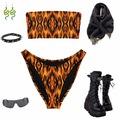 Stoked bandeau bikini