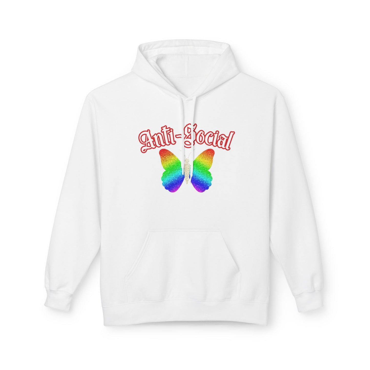 Anti Social Butterfly Hoodie UNISEX