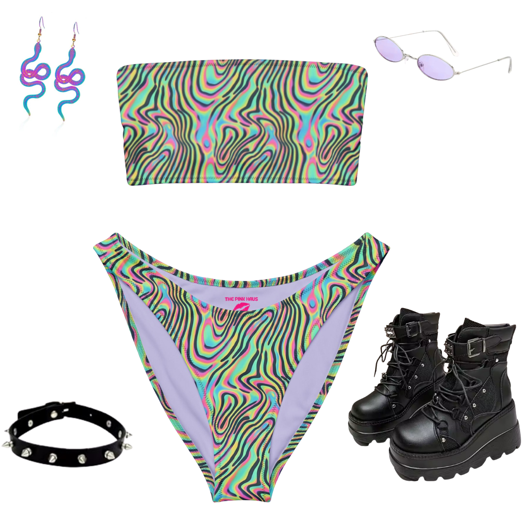 Take a Trip bandeau bikini
