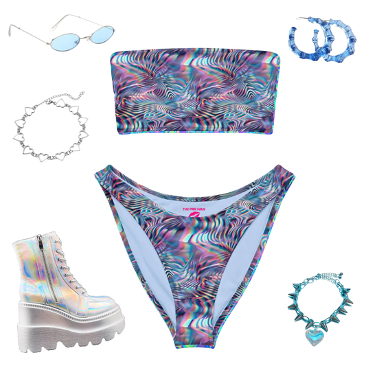 Liquid Dreams bandeau bikini