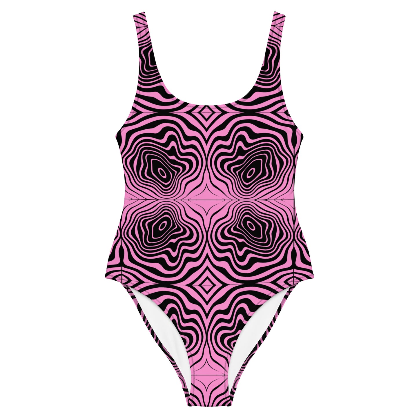 Pink Spiral One Piece Bodysuit