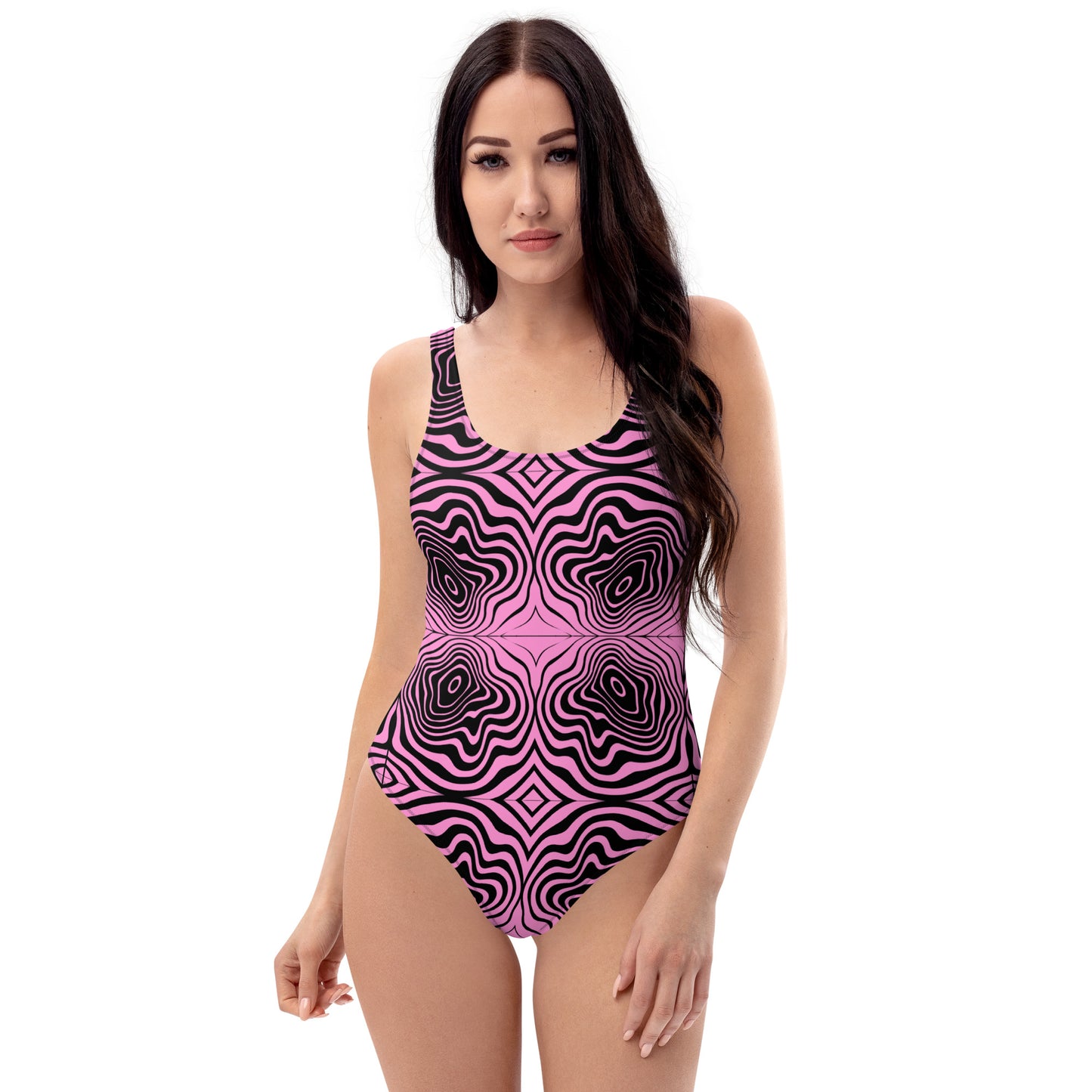 Pink Spiral One Piece Bodysuit