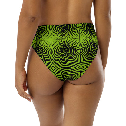 Green Spiral Bikini Bottom