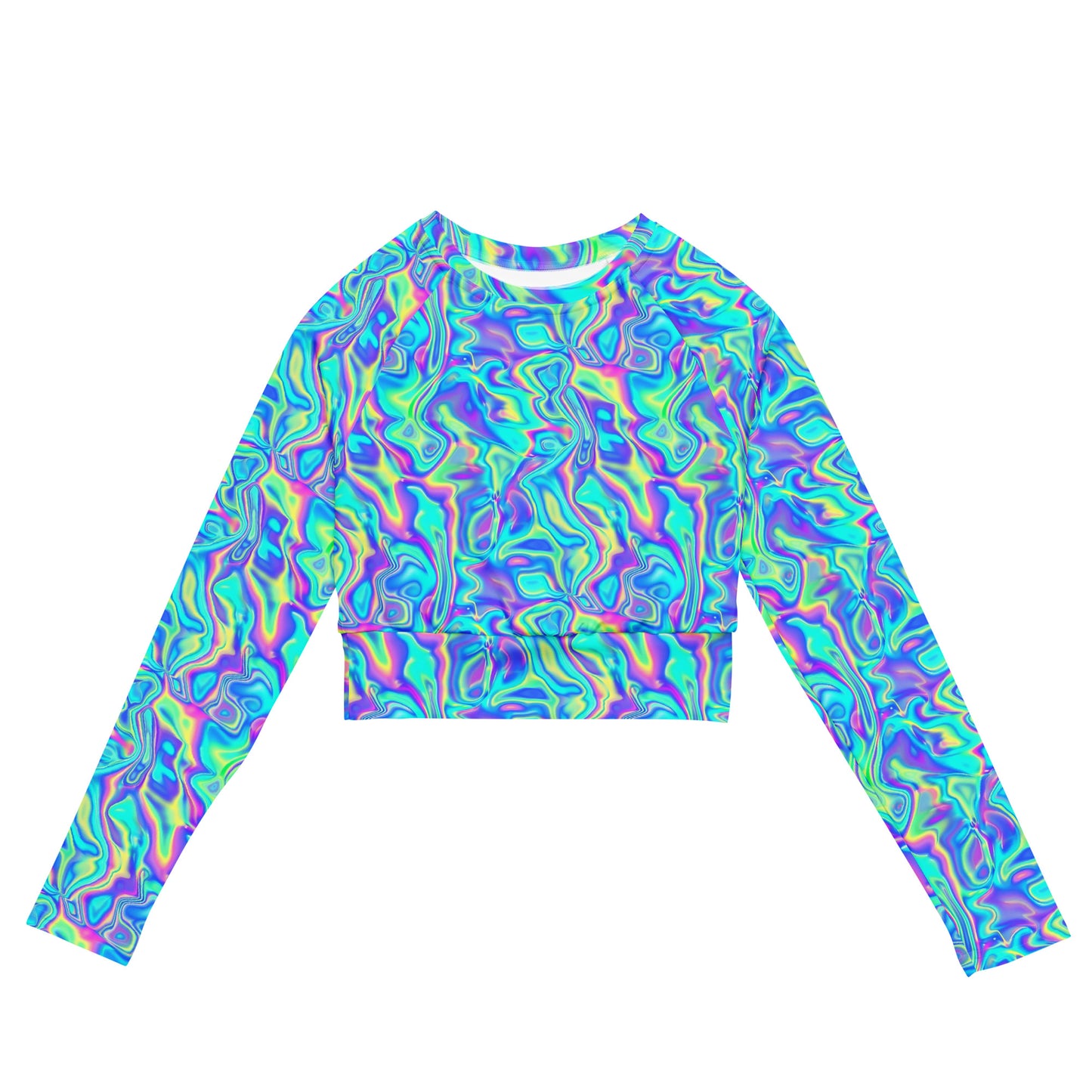 Plasma Long Sleeve Crop Top