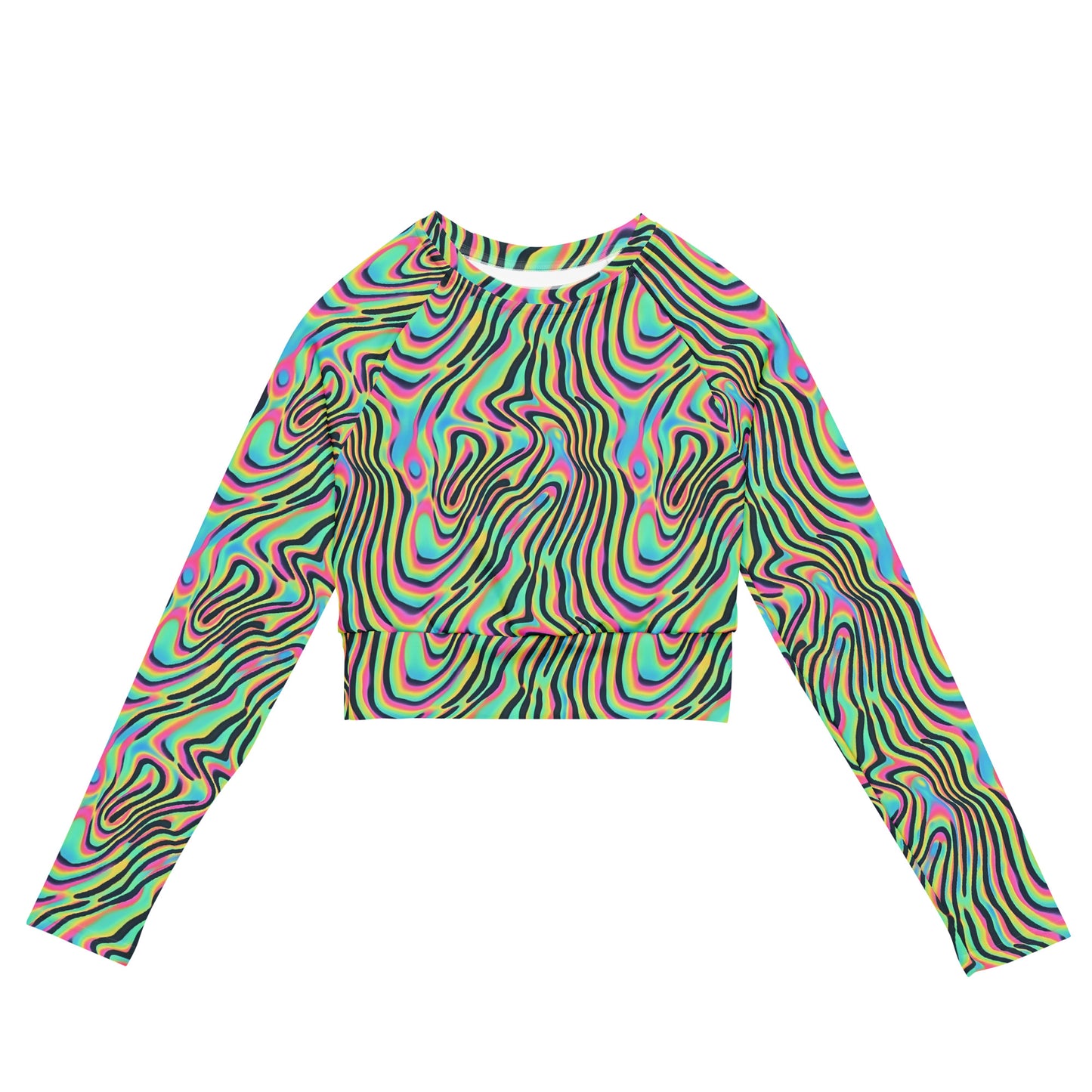 Take A Trip Long Sleeve Crop Top