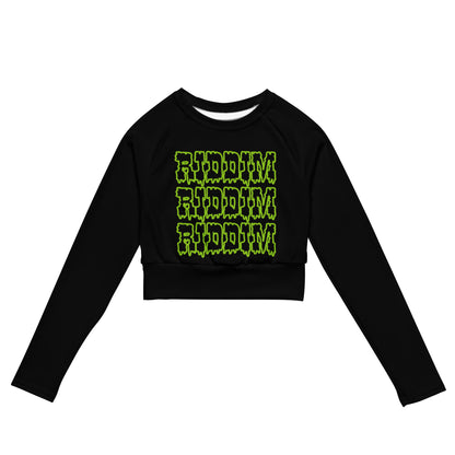 Riddim Long Sleeve Crop Top