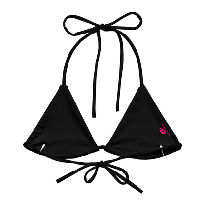 Blacked Out Bikini Top