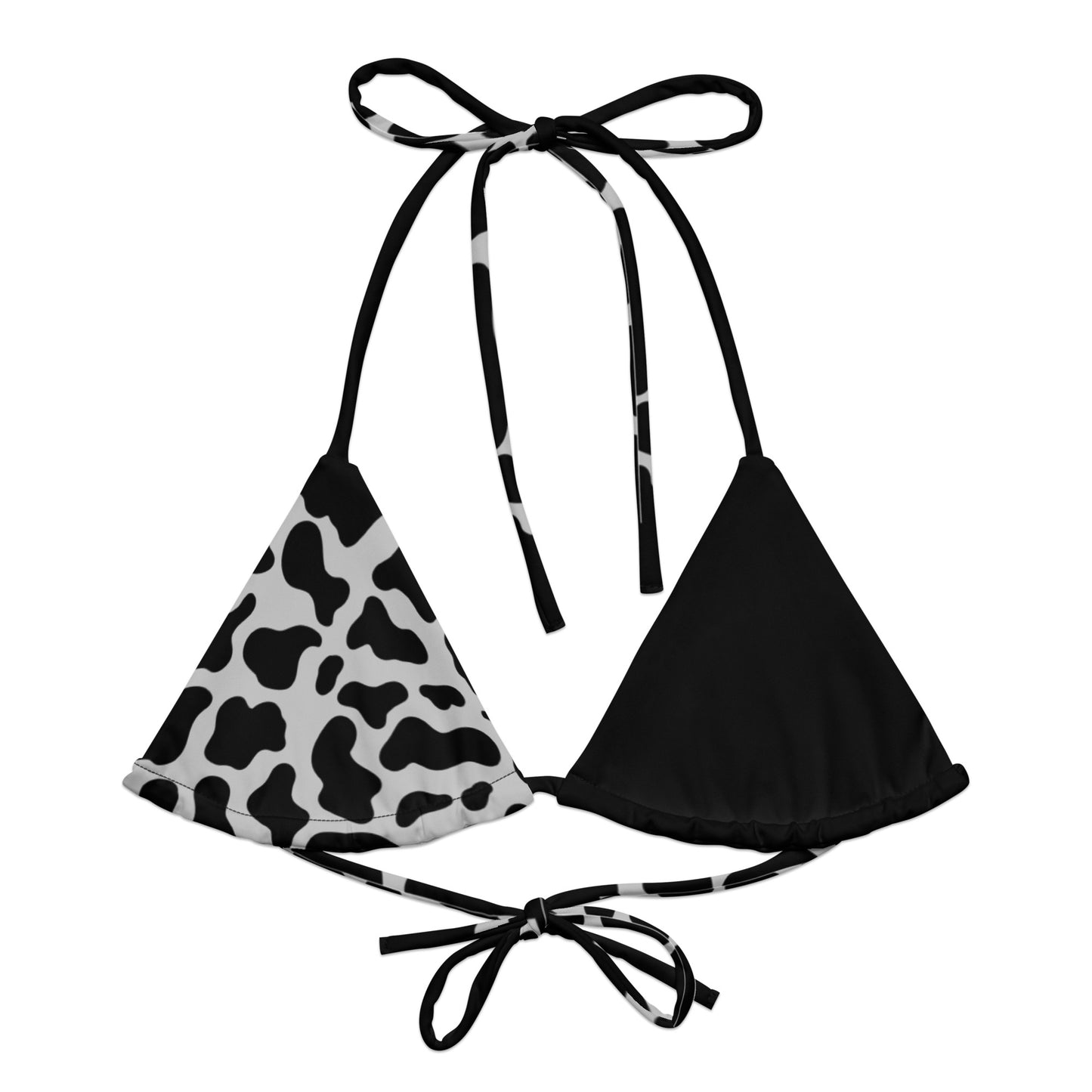 Animal Print Bikini Top