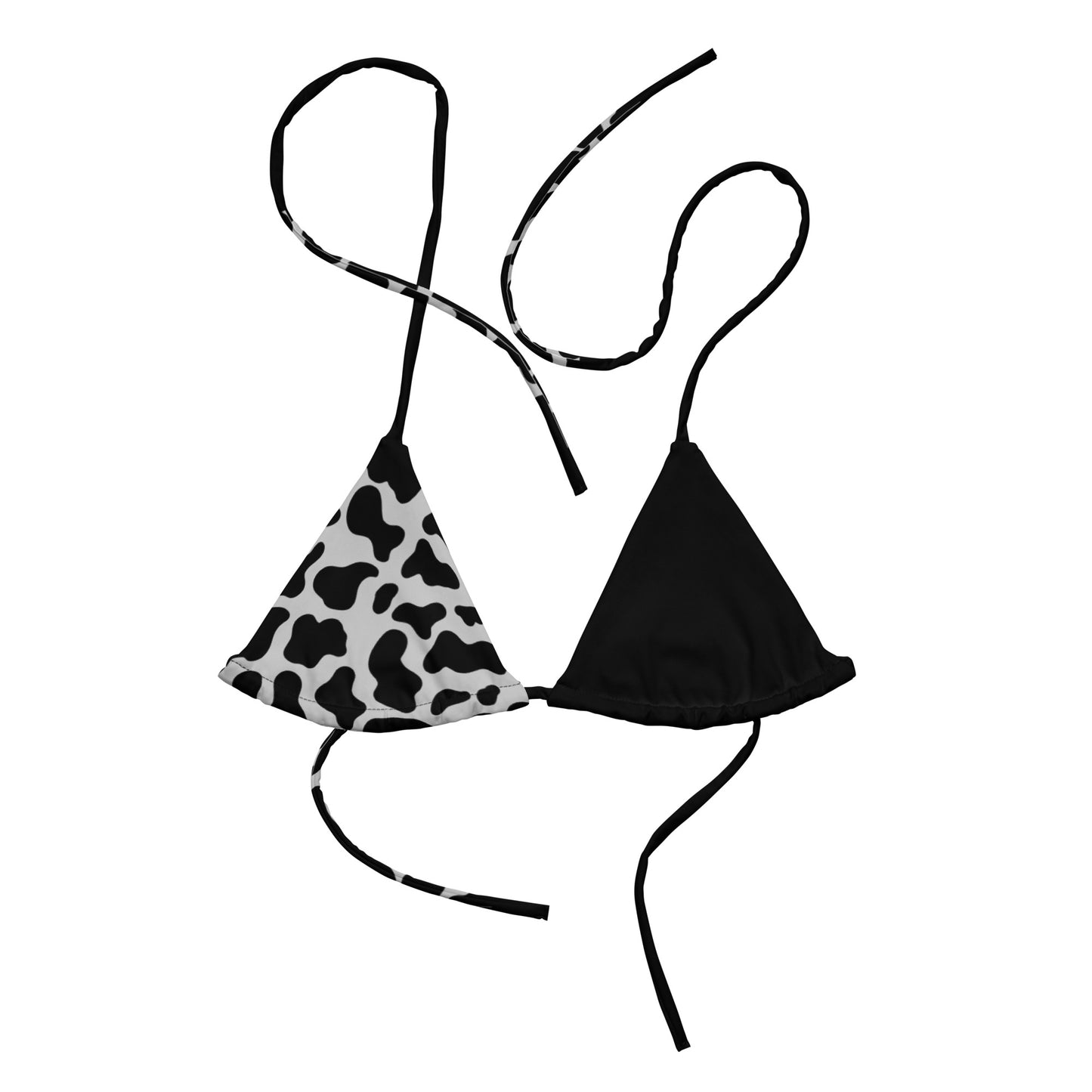 Animal Print Bikini Top