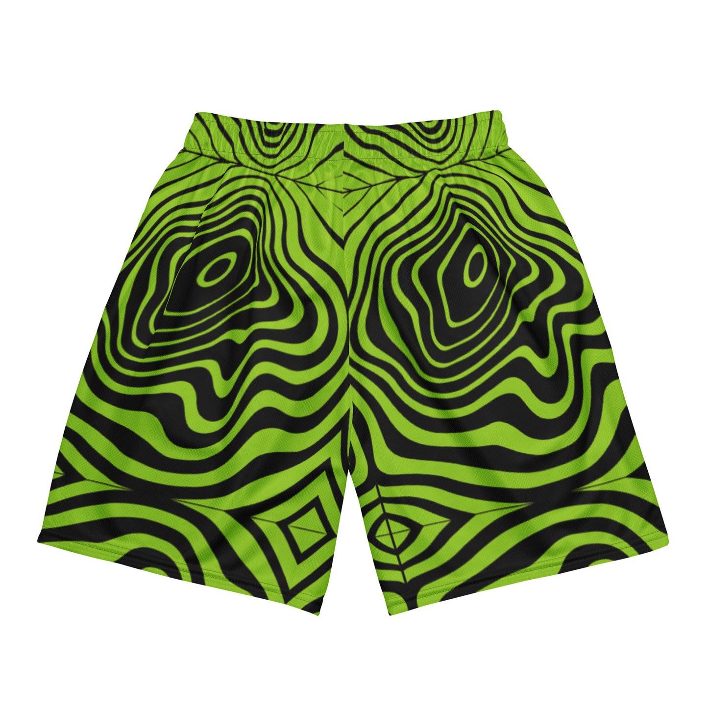 Green Spiral Shorts UNISEX