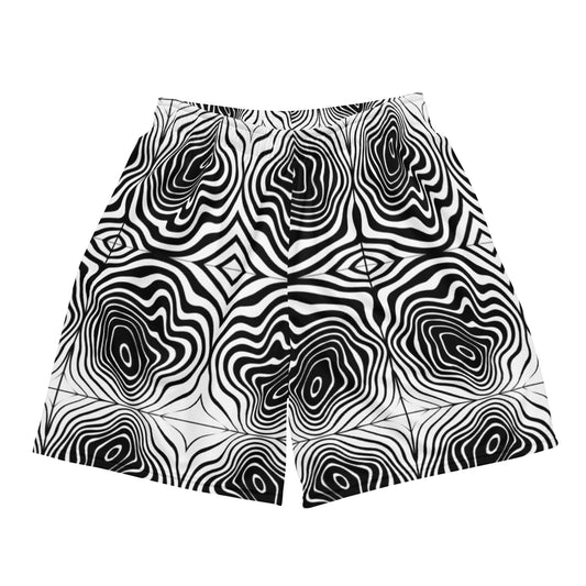 Black Spiral Shorts UNISEX