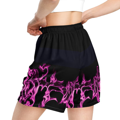 Pink Flame Shorts UNISEX