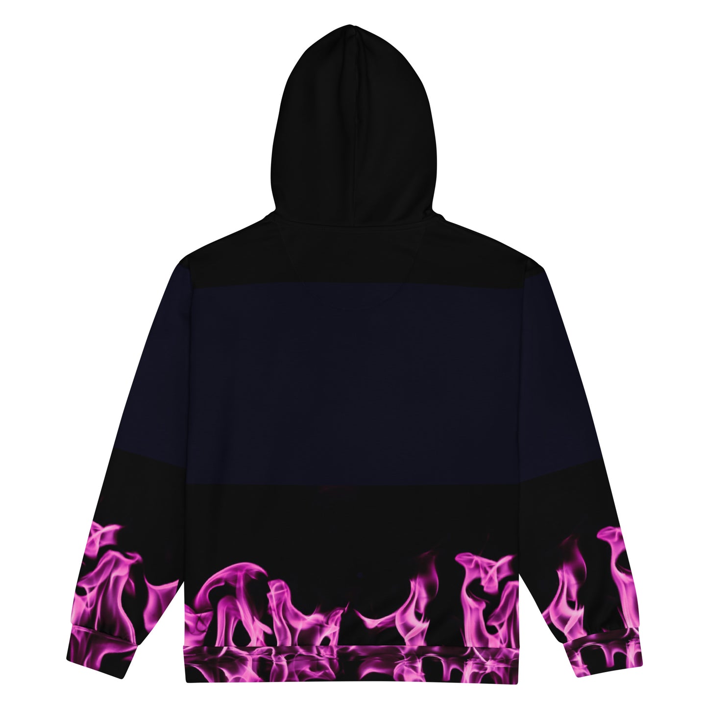 Pink Flame Zip Up Hoodie UNISEX