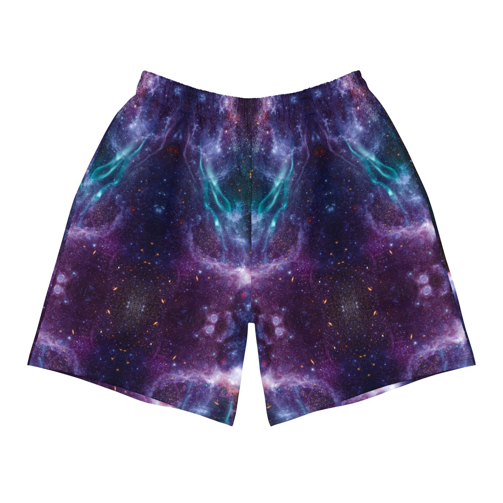 Offers Celestial vibes * galexy * trippy * men's & woman's lightweight long shorts*festivals*rave*EDC*burning man*hippie*boho*stars*moon phases