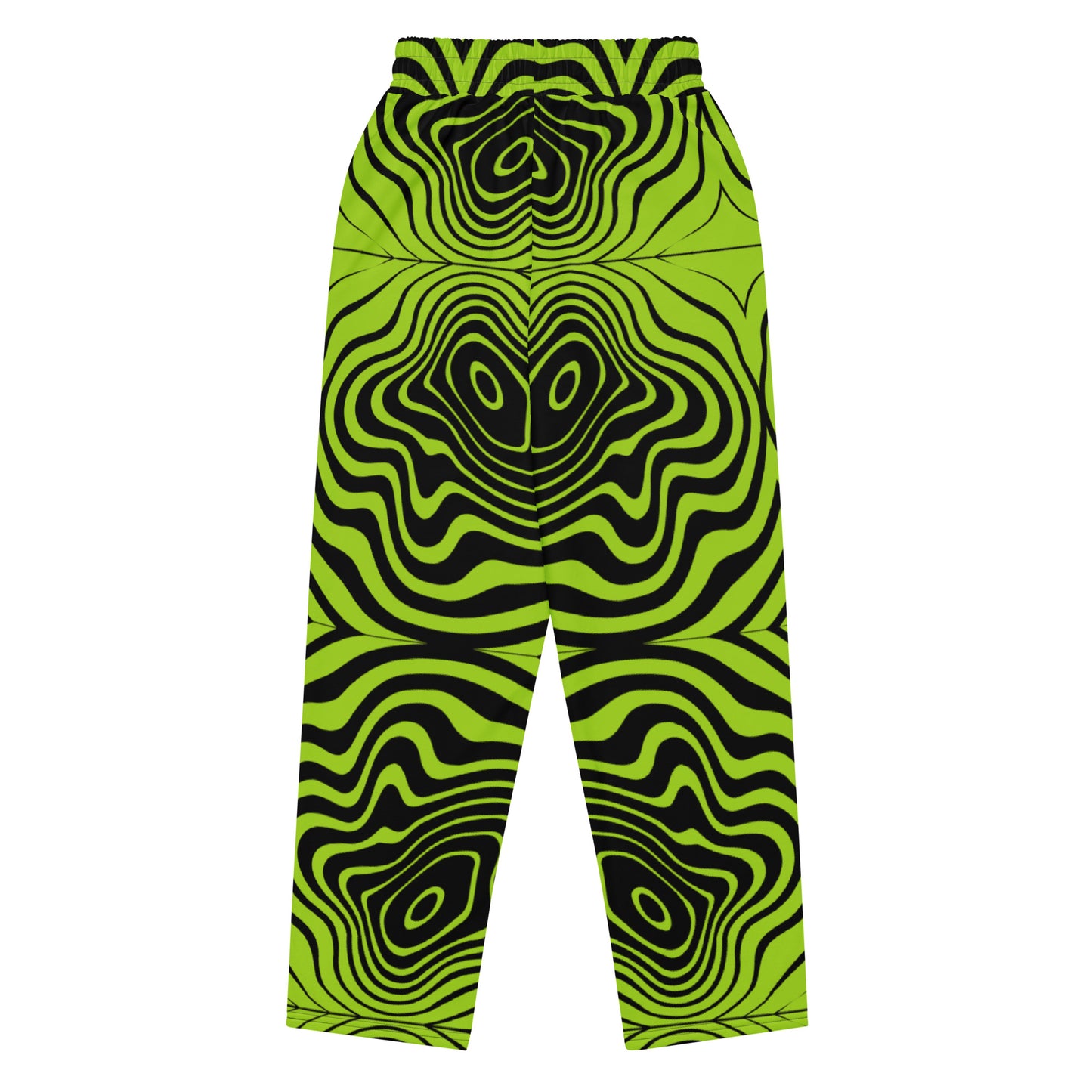 Green Spiral Wide-Leg Joggers UNISEX