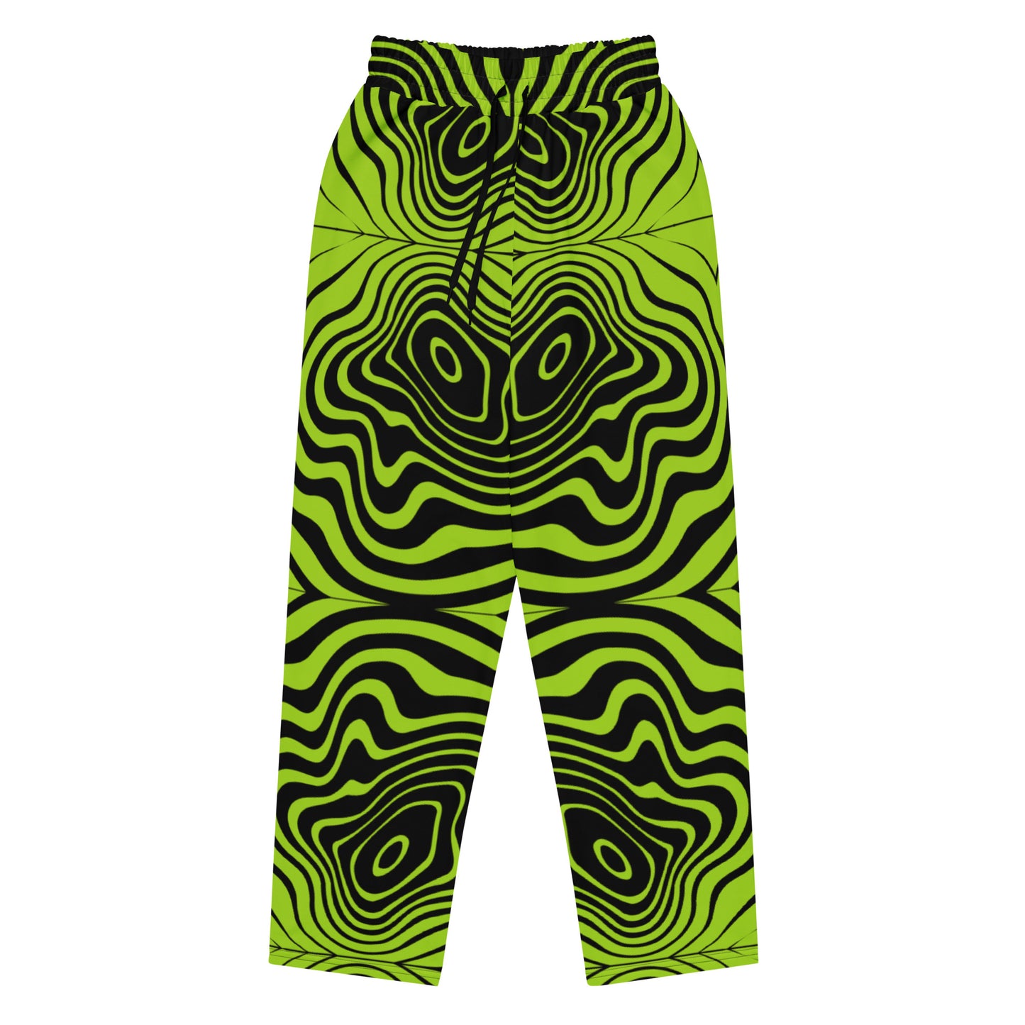 Green Spiral Wide-Leg Joggers UNISEX