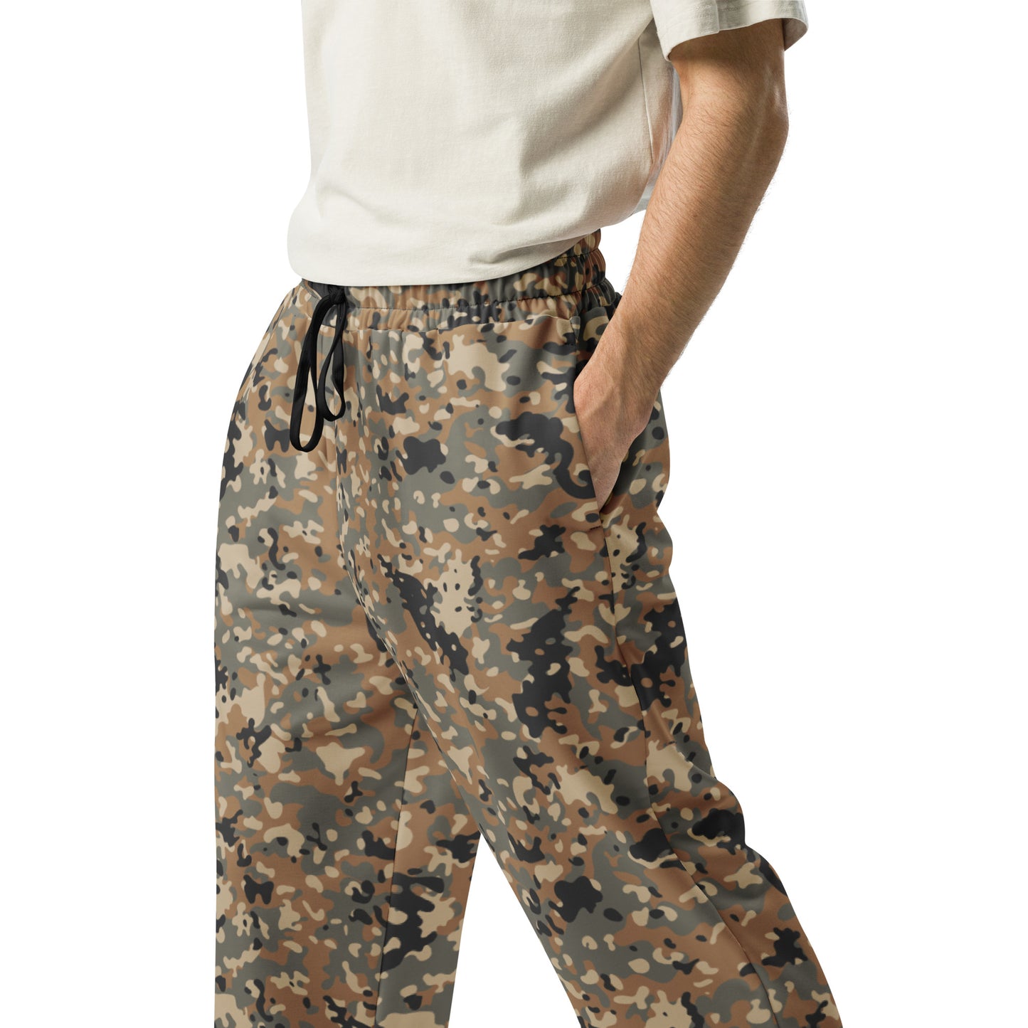 Camo Wide Leg Joggers UNISEX