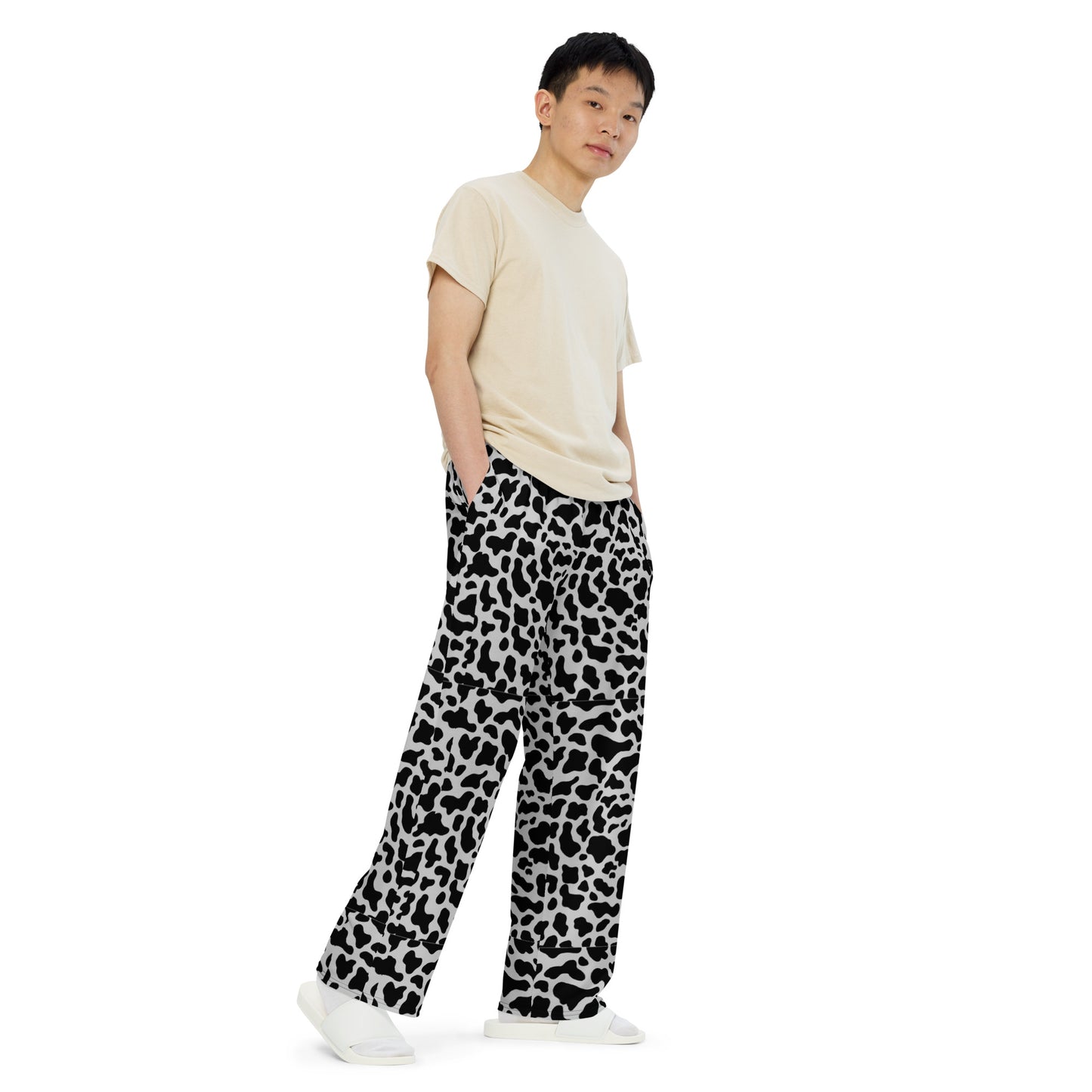 Animal Print High Waisted Pants UNISEX