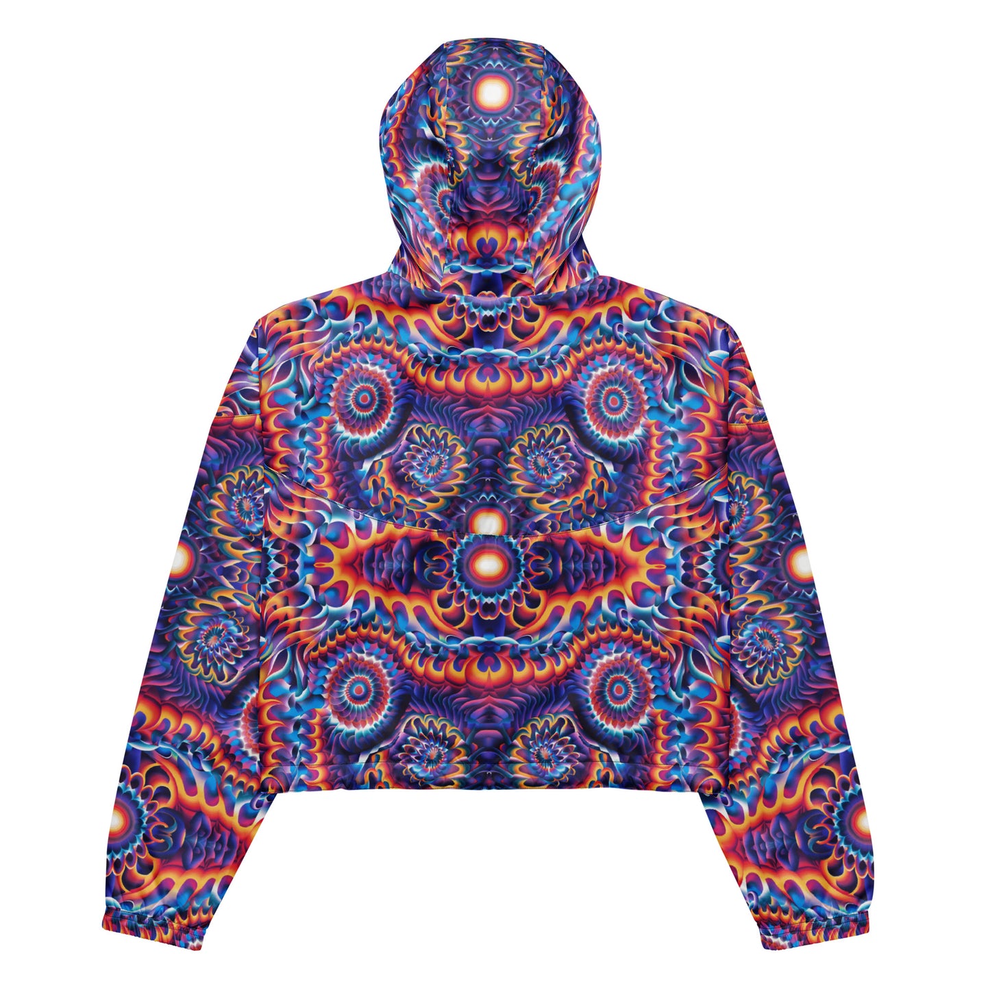 Flame Thrower Cropped Windbreaker