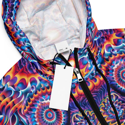 Flame Thrower Cropped Windbreaker