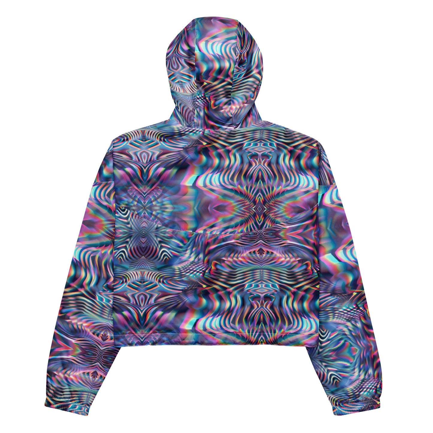 Liquid Dreams Cropped Windbreaker