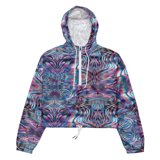 Liquid Dreams Cropped Windbreaker