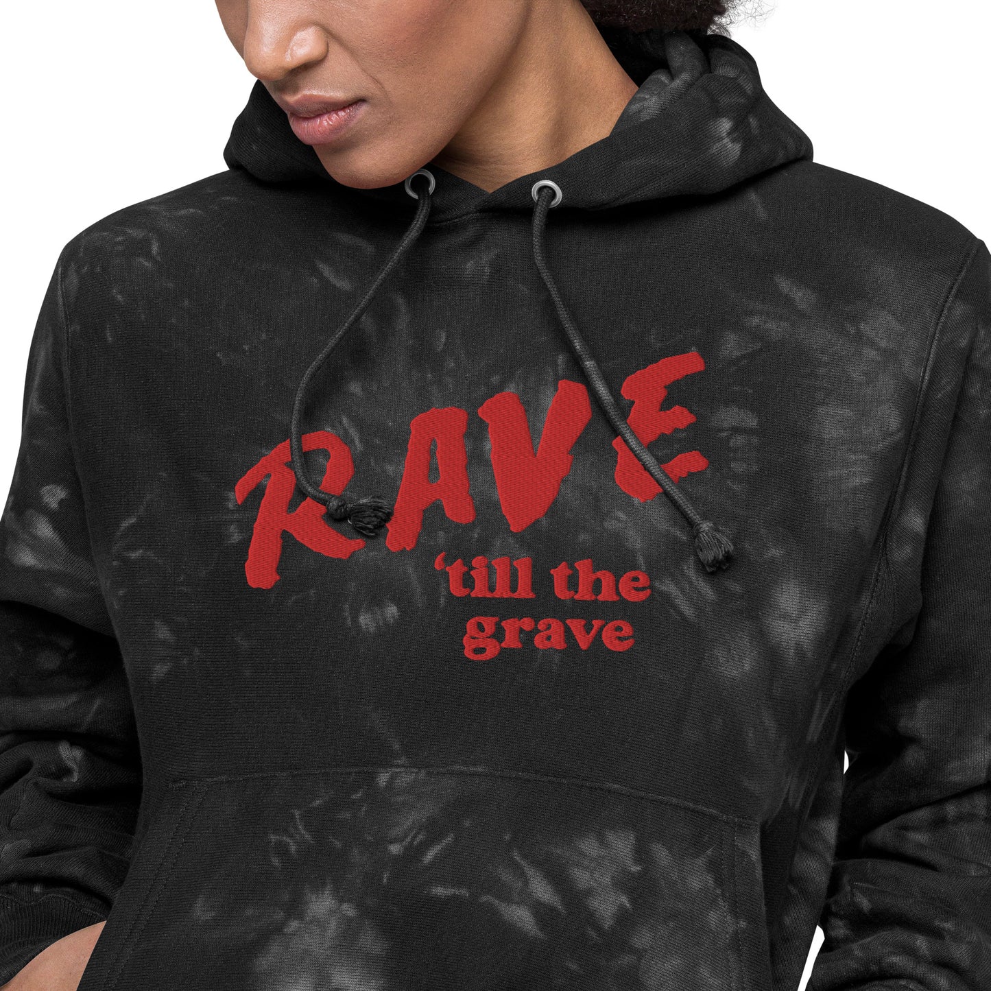 Rave ‘Till The Grave Embroidered Hoodie