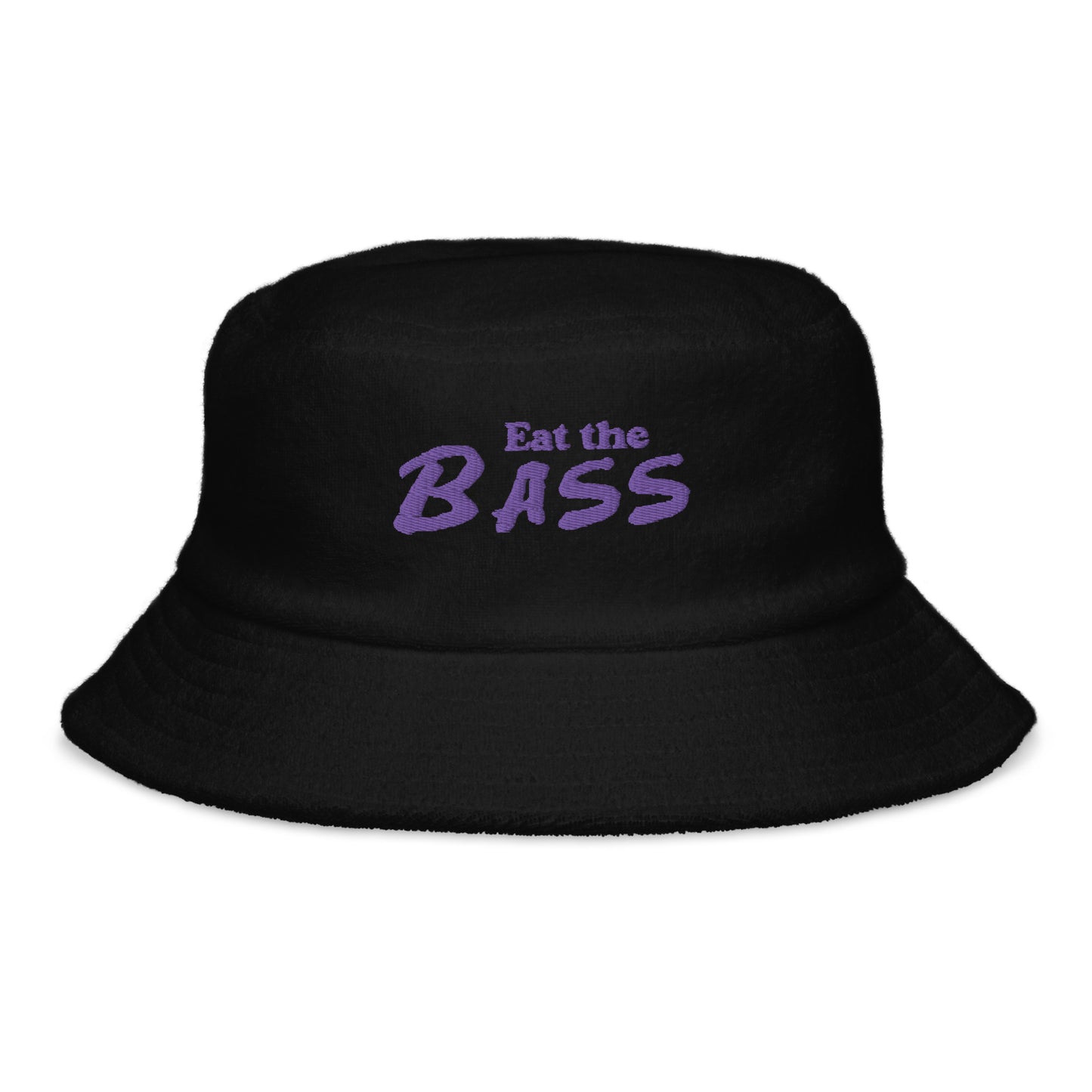 Eat The Bass Terry Cloth Bucket Hat