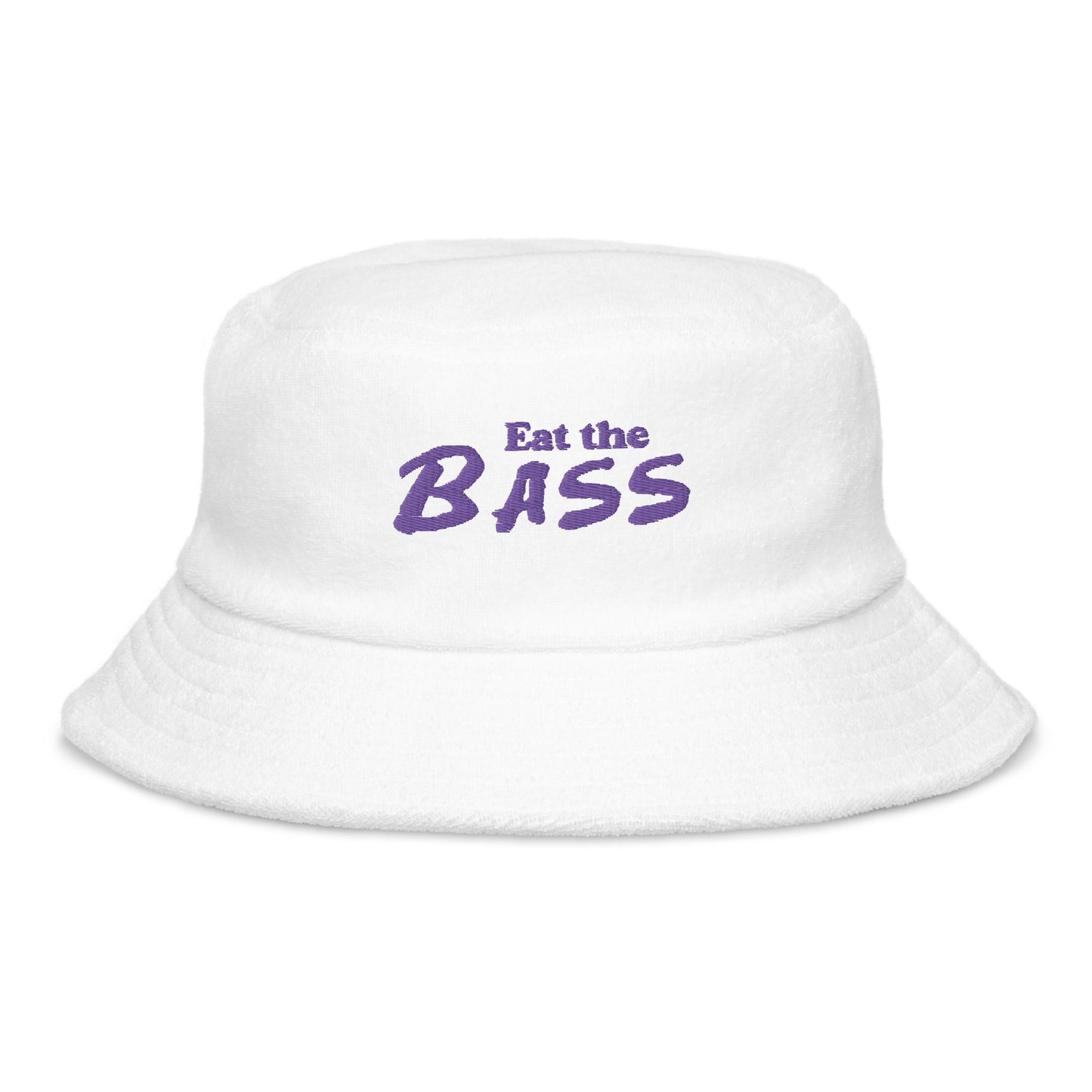 Eat The Bass Terry Cloth Bucket Hat